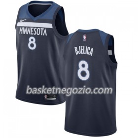 Canotte Uomo Minnesota Timberwolves Nemanja Bjelica 8 Nike 2017-18 Navy Swingman